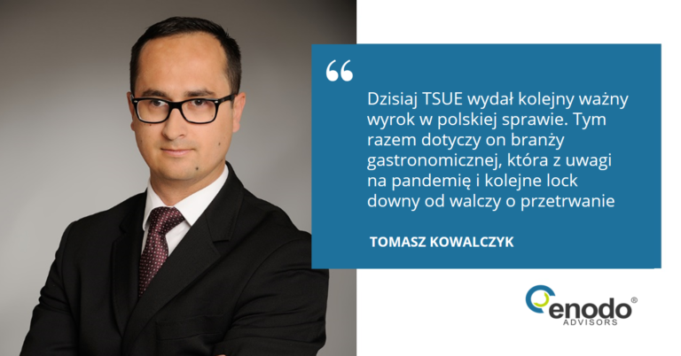 Ważny wyrok TSUE dla polskiej branży gastronomicznej!