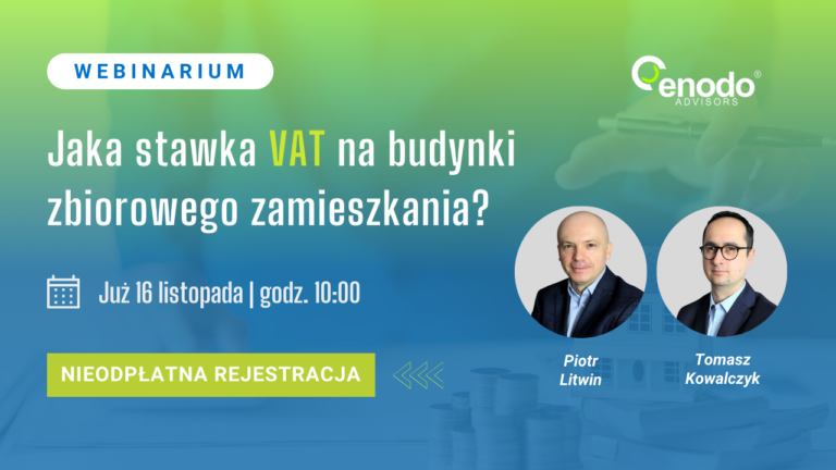 Bezpłatny webinar: jaka stawka VAT na budynki zbiorowego zamieszkania?