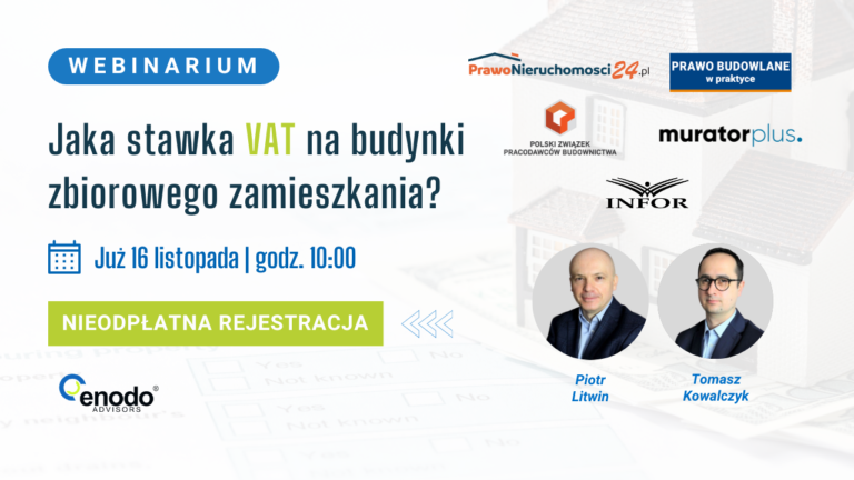 Koniec pozytywnej linii interpretacyjnej w sprawie stawki VAT na budynki zbiorowego zamieszkania