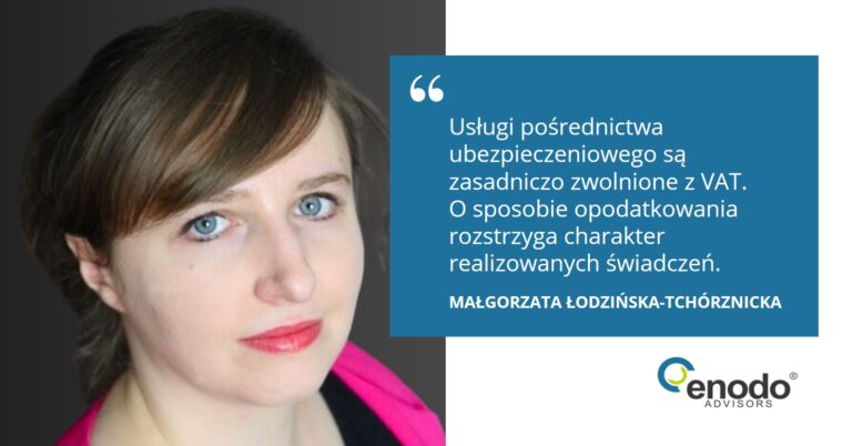 Opodatkowanie VAT czynności pośrednictwa ubezpieczeniowego
