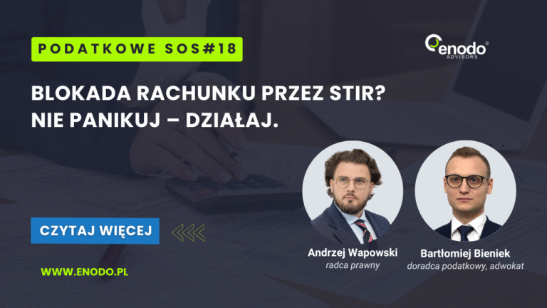 Podatkowe SOS #18. Zablokowany rachunek? Sprawdź, czy to STIR.